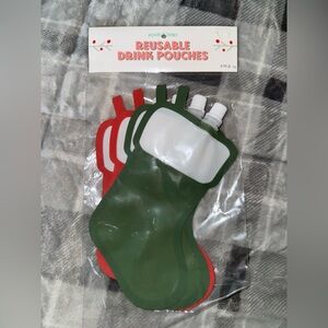 Holiday Party Drink Pouches! Fun Supplies